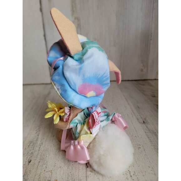Annalee flower bunny floral vintage plush home decor xmas - Picture 4 of 7
